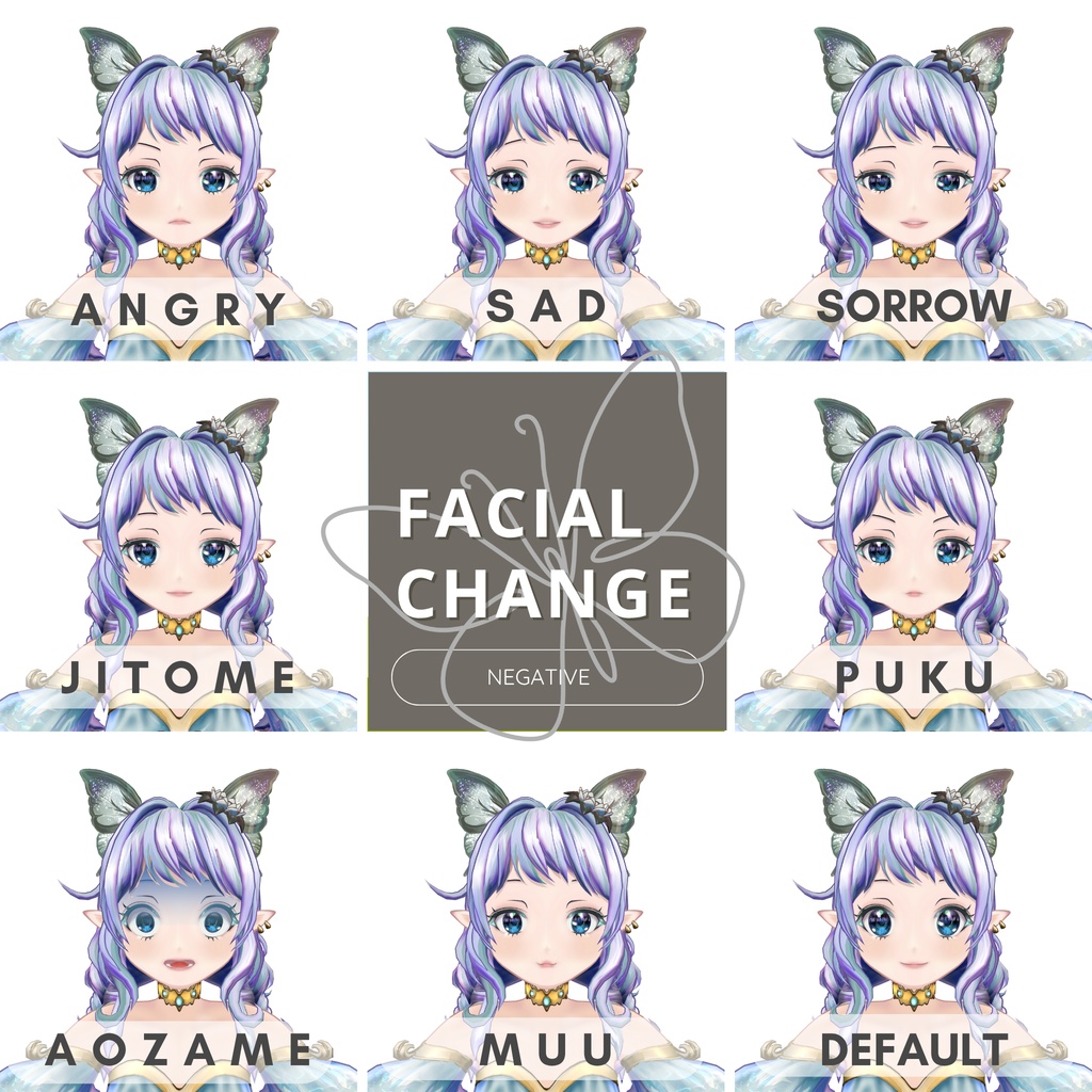 オリジナル3Dアバター Fifi(フィフィ)VRChat and VRM