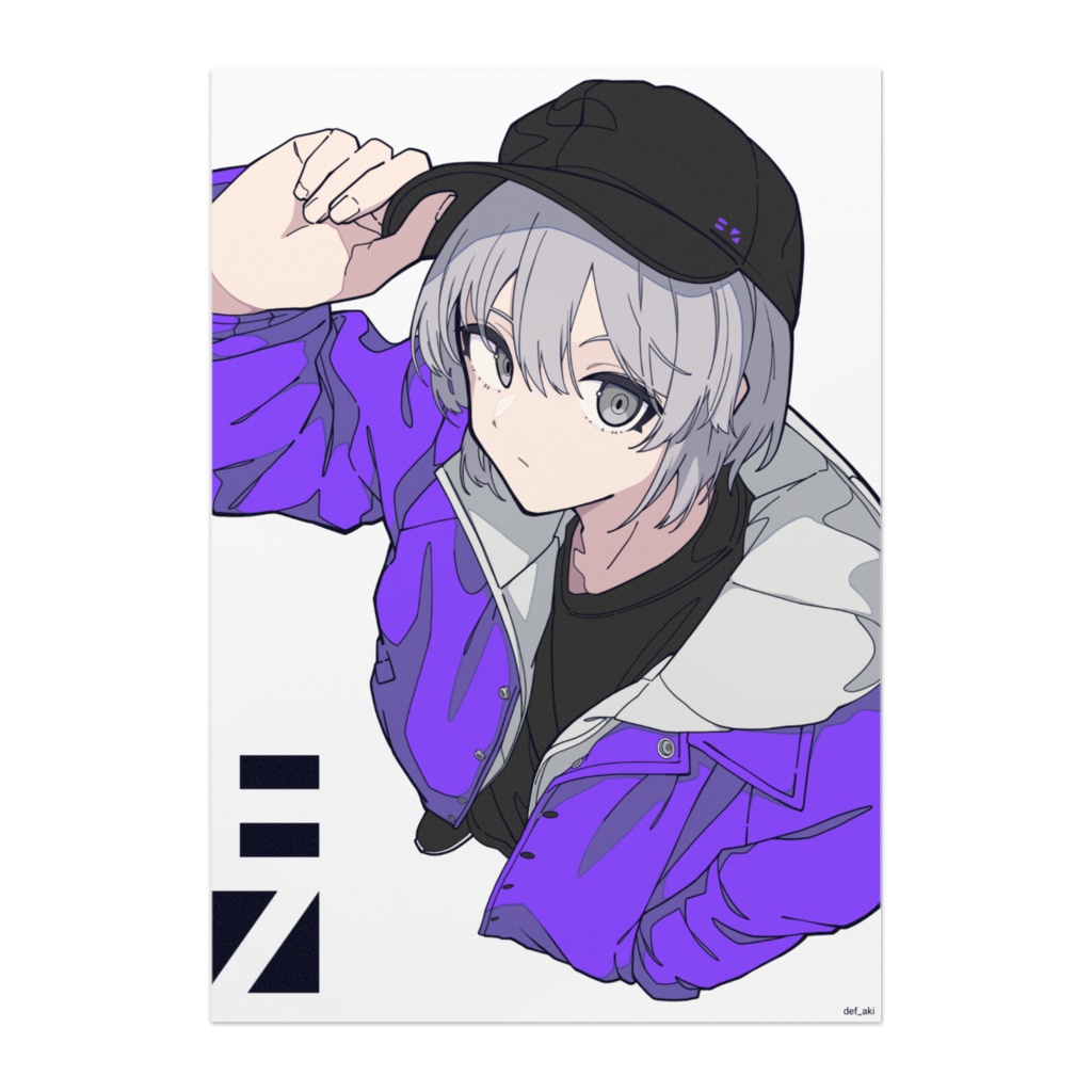 EZちゃんポスター01_紫