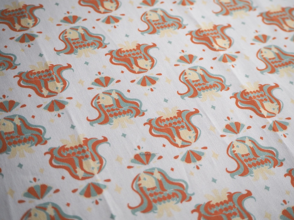 カットクロス＊アマビエorange