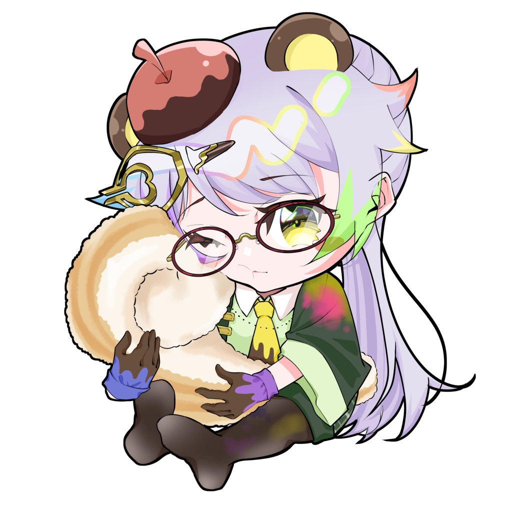 しっぽもふもふアクリルキーホルダー