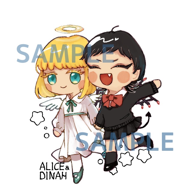 ALICE&DAINHAお散歩アクキー 