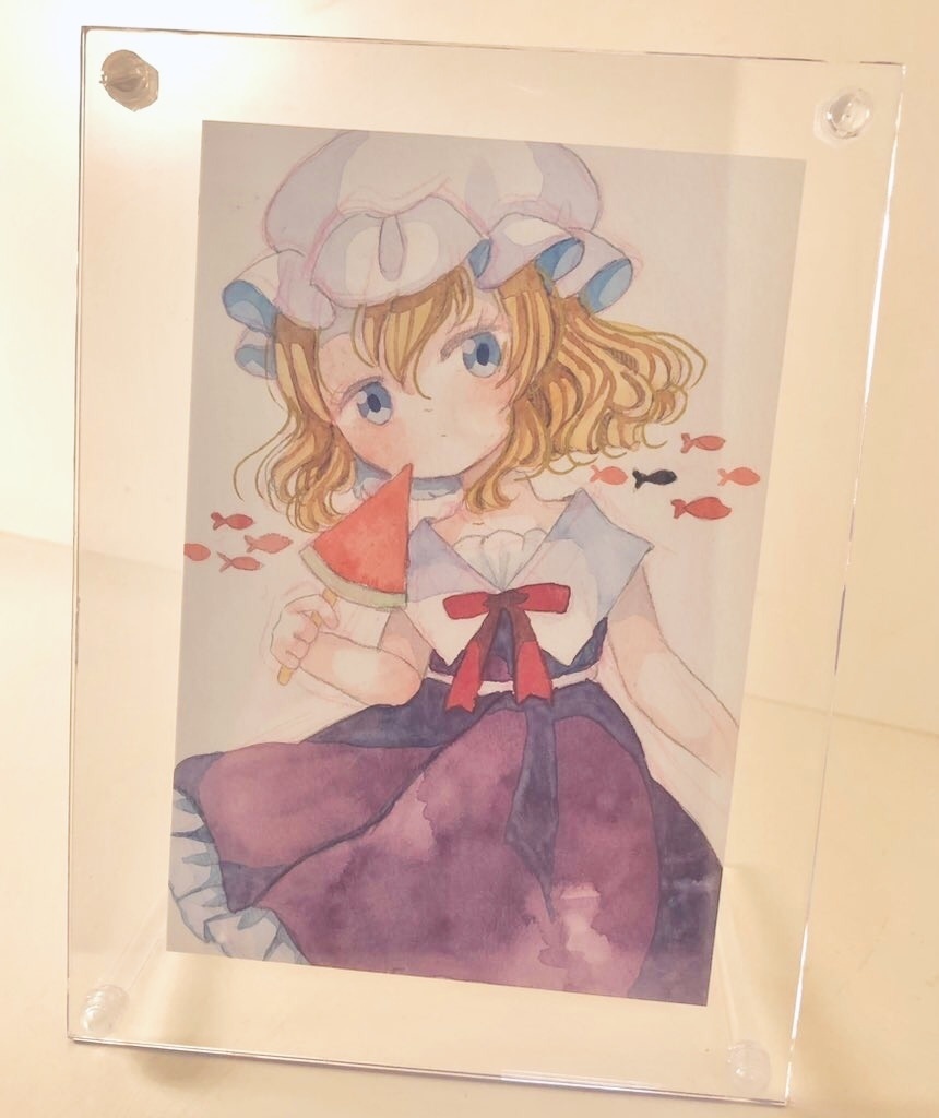 アクリルケース入り夏メリー原画(+おまけつき)