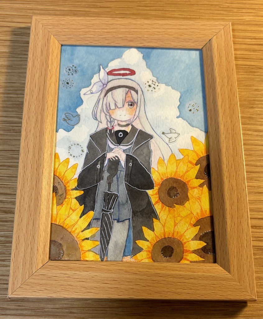 アロナとプラナの額入り原画(2つセット)