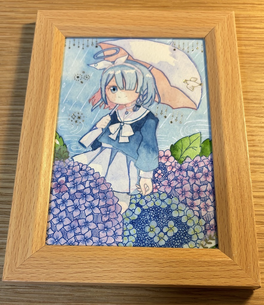 アロナとプラナの額入り原画(2つセット)