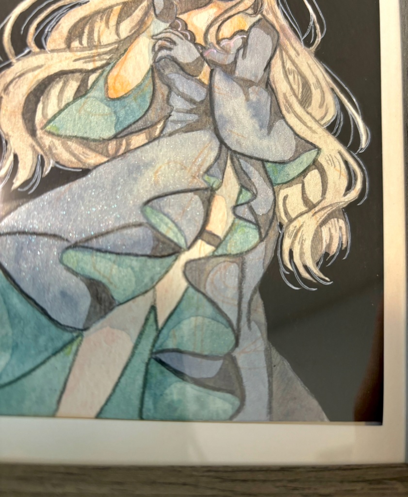 額入りシロコ*テラー原画(壁掛け可)