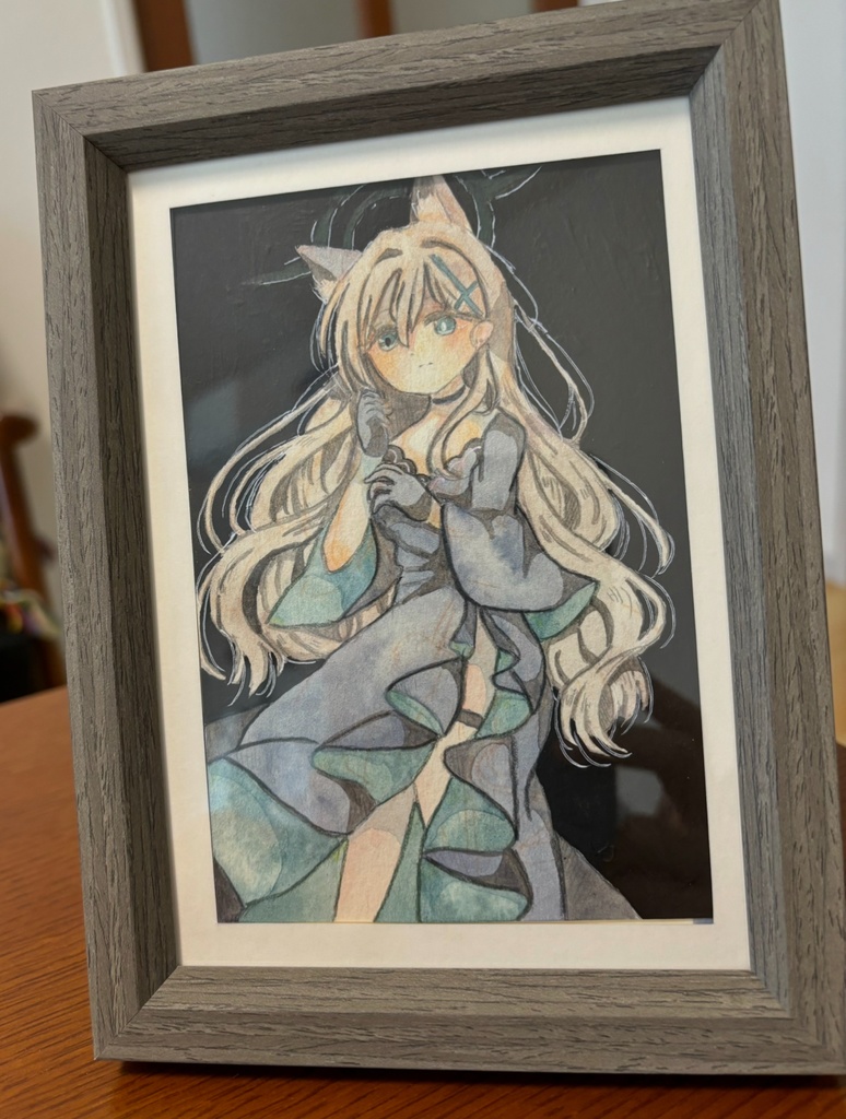 額入りシロコ*テラー原画(壁掛け可)