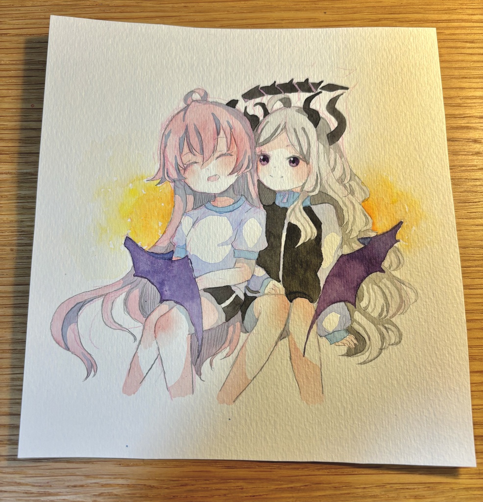 ヒナホシお昼寝原画