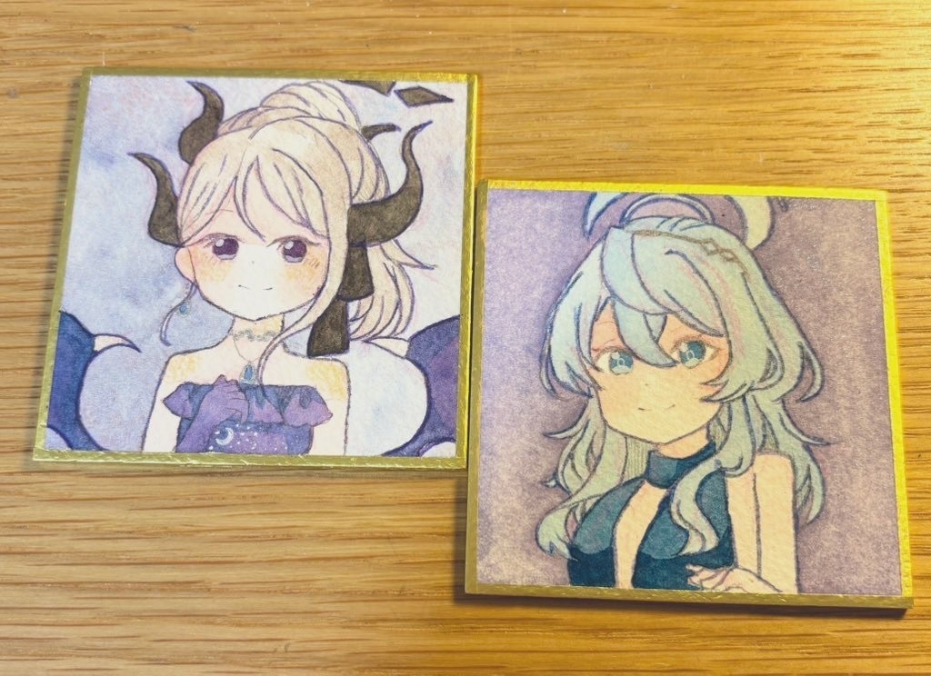 ドレスヒナ・アコ 豆色紙2枚セット