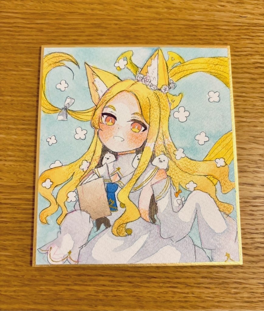 セイアちゃん実装おめでとう色紙（ミニ）