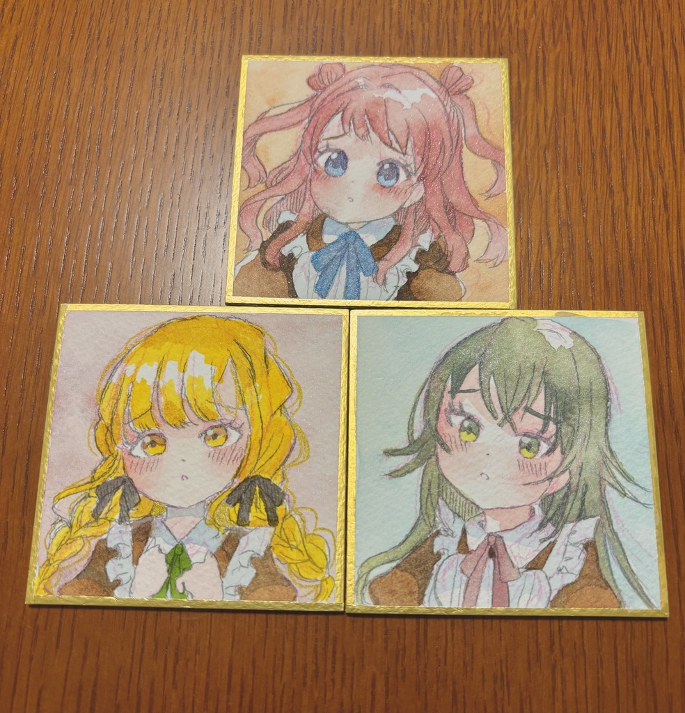 学マス信号機組ハッピーミルフィーユ豆色紙
