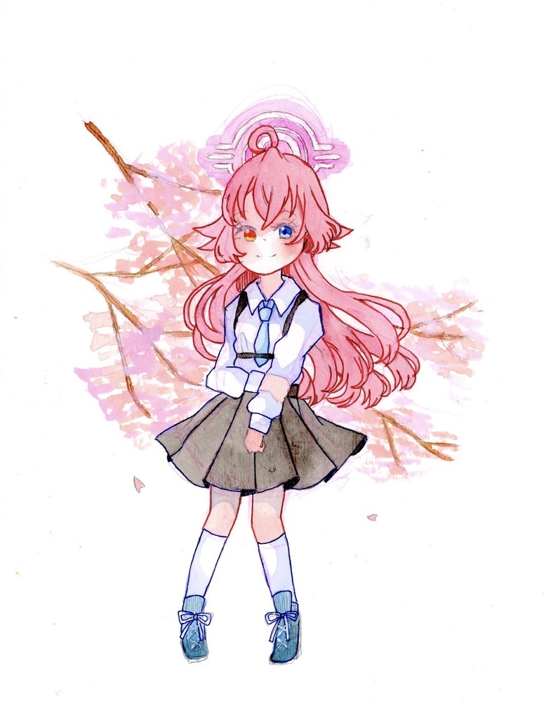 小鳥遊ホシノ原画（桜）