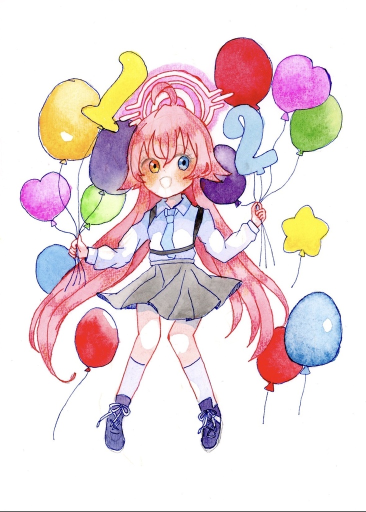 小鳥遊ホシノ原画（誕生日）