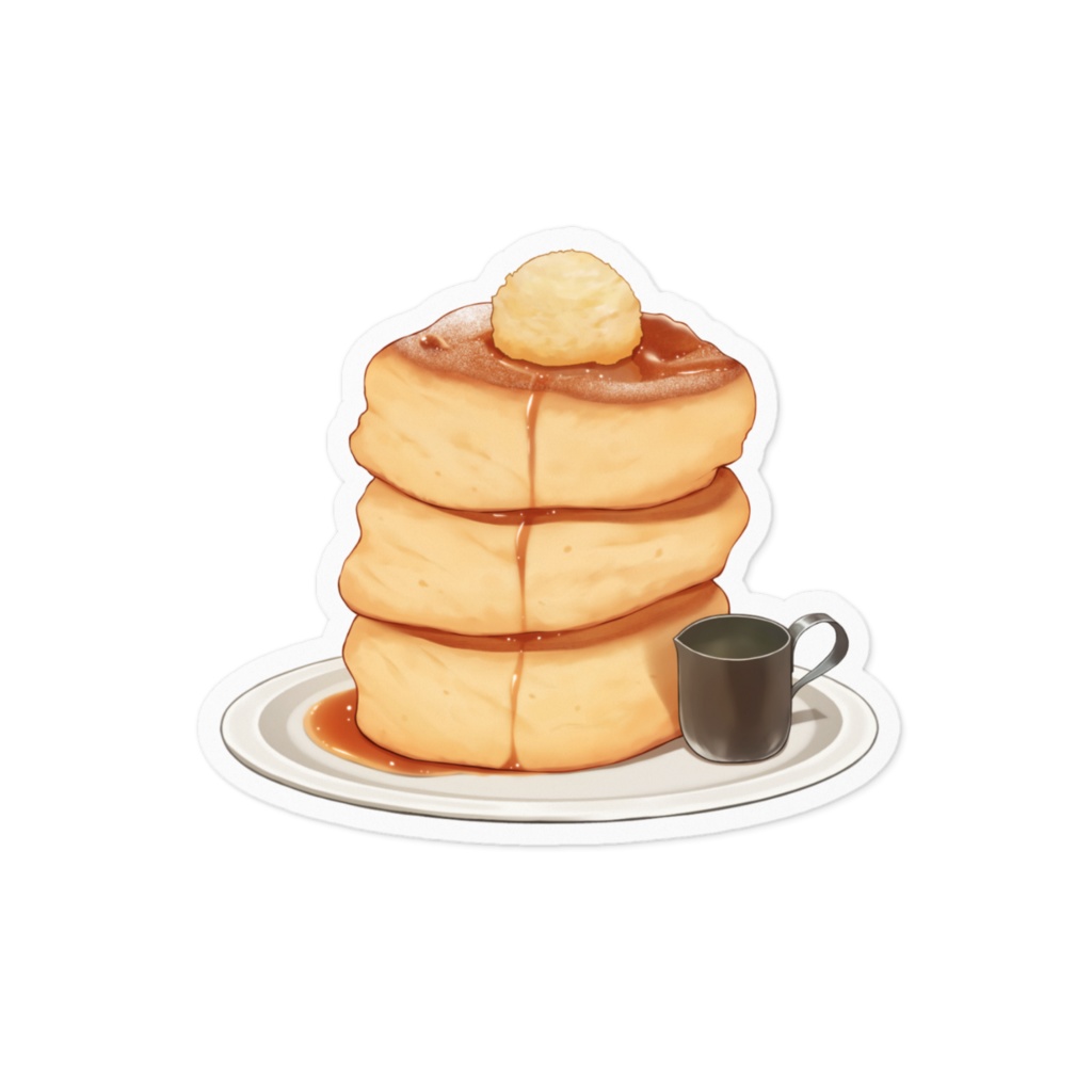 パンケーキステッカー