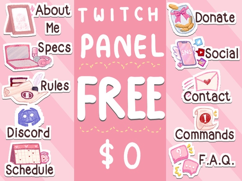 Twitch Panel for FREE