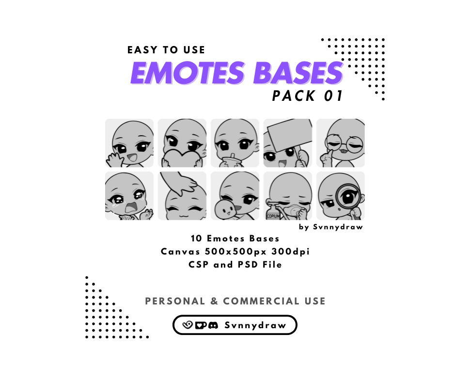 Emote Bases Pack 1 (Standard Emotes)