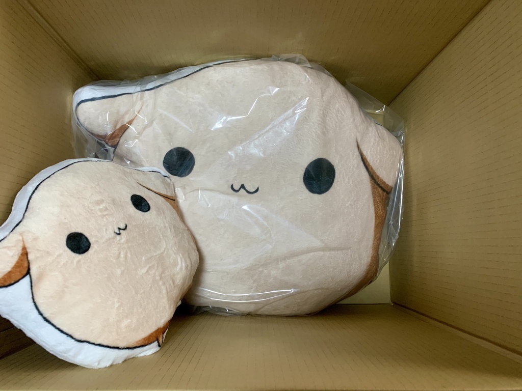 いぬまるクッション(・ω・ ∪ )੭