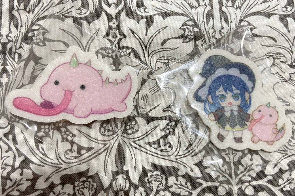 カタカゲフェルトステッカー＆ポストカードセット