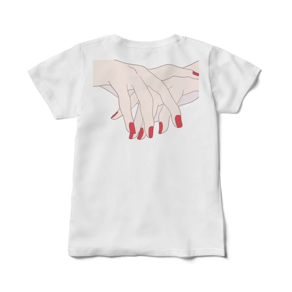 レディースTシャツ 手