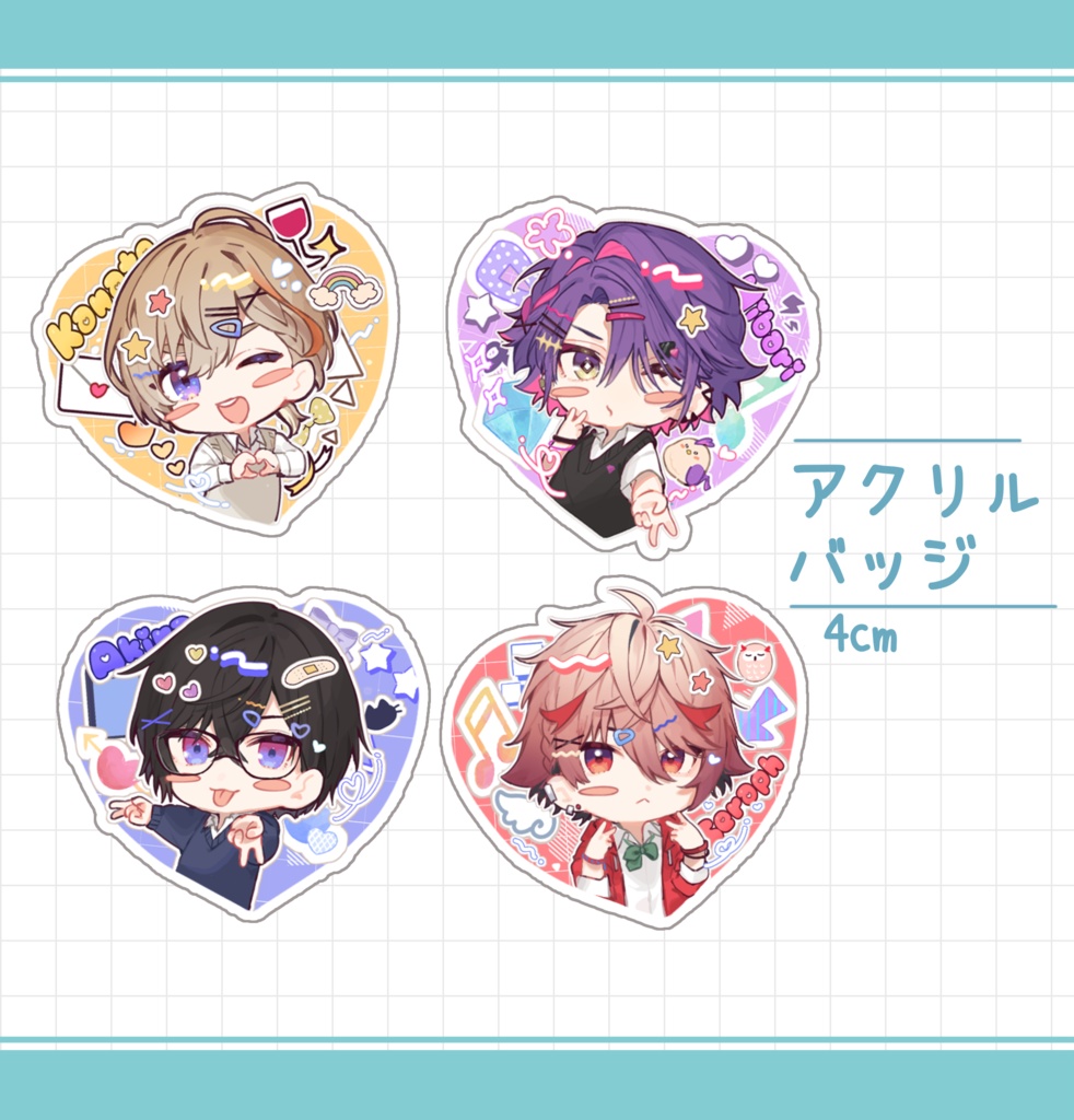 【非公式】VOLTAアクリルバッジ