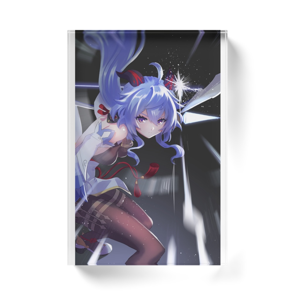 原神 甘雨 アクリルブロック