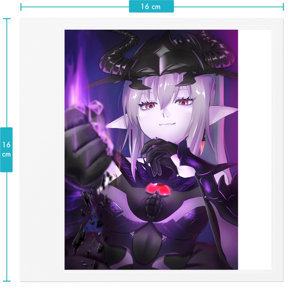 PSO2 魔王様 ステッカー大