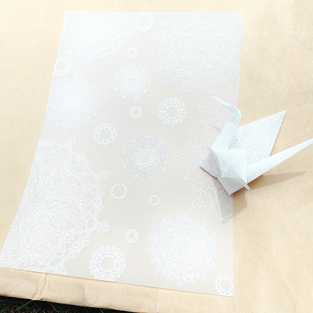 【YOI】透けるV+Yの曼荼羅折り紙