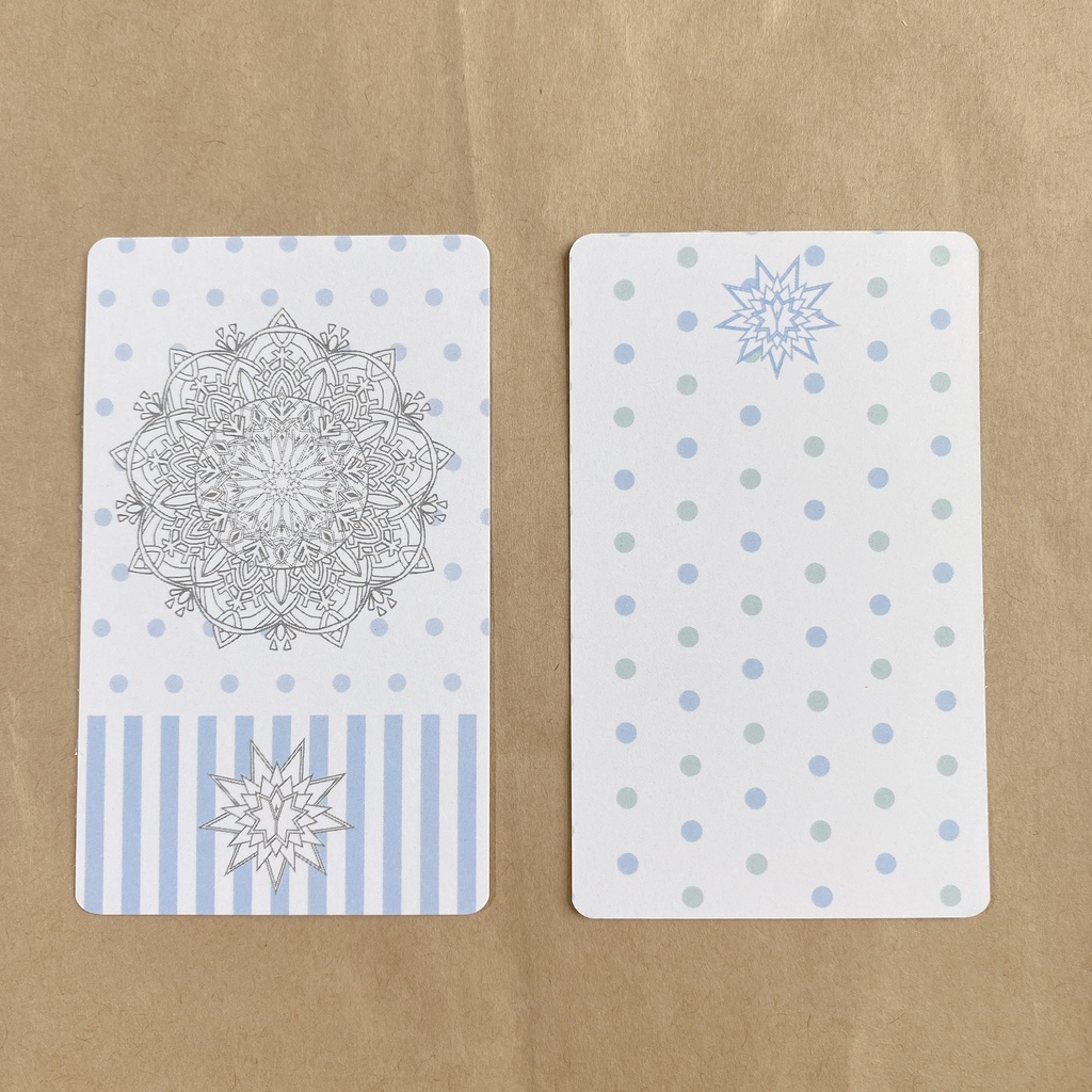 【YOI】曼陀羅+ストライプメッセージカード