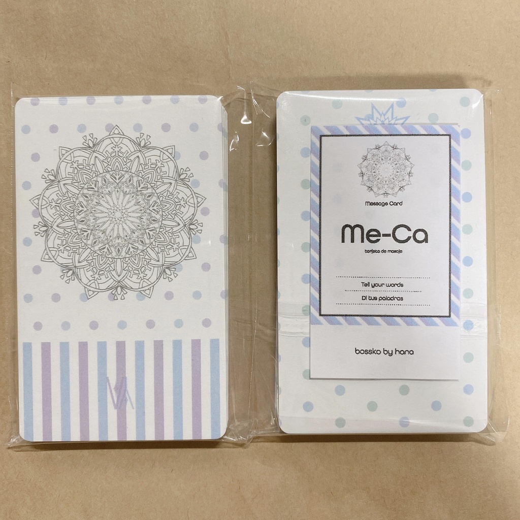 【YOI】曼陀羅+ストライプメッセージカード