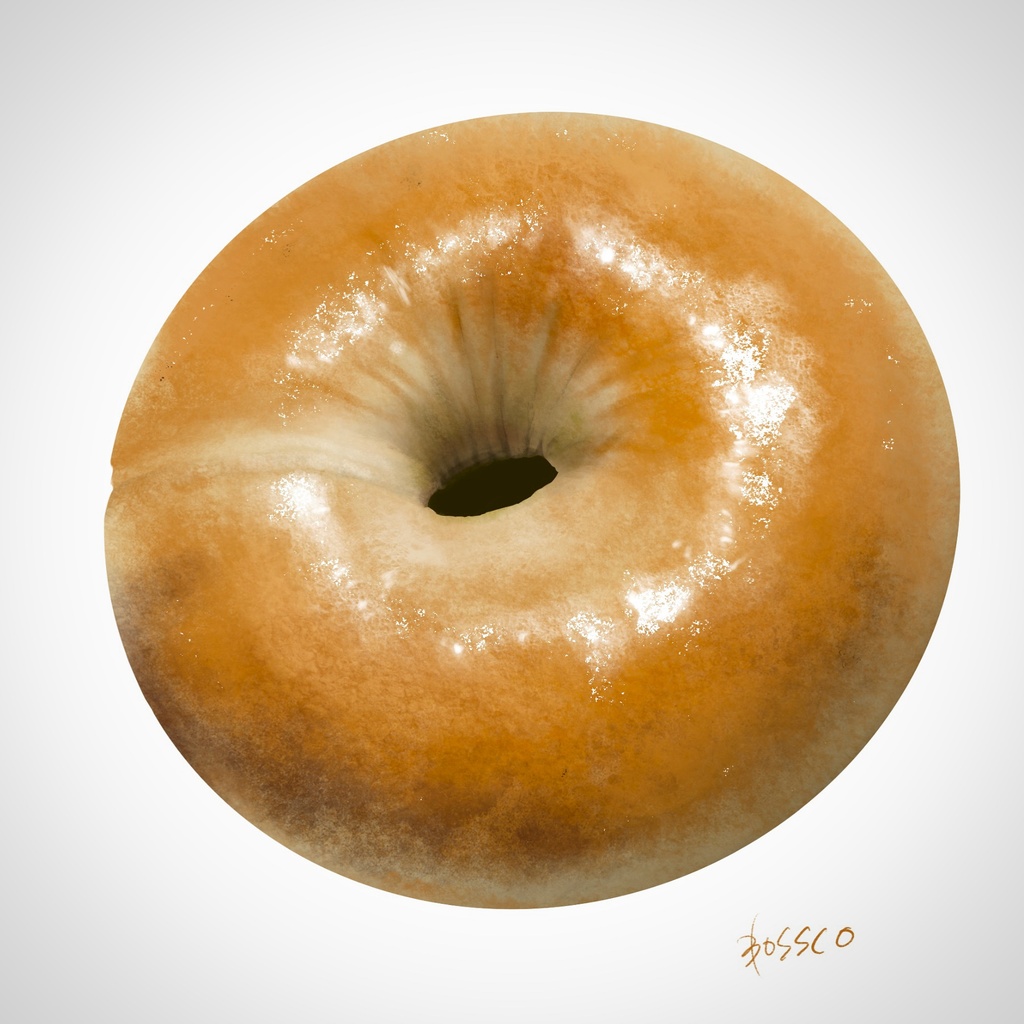 【オリジナル】ベーグル缶バッジ