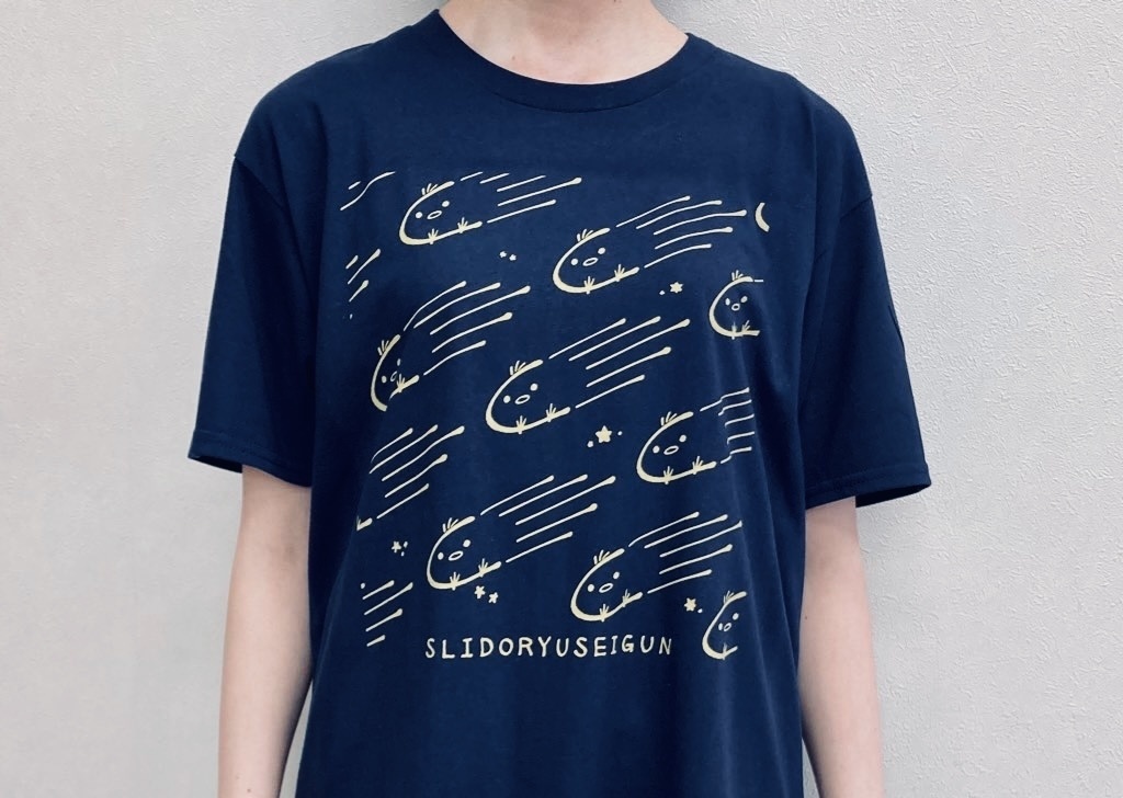 すらいどりTシャツ〜すらいど流星群ver〜