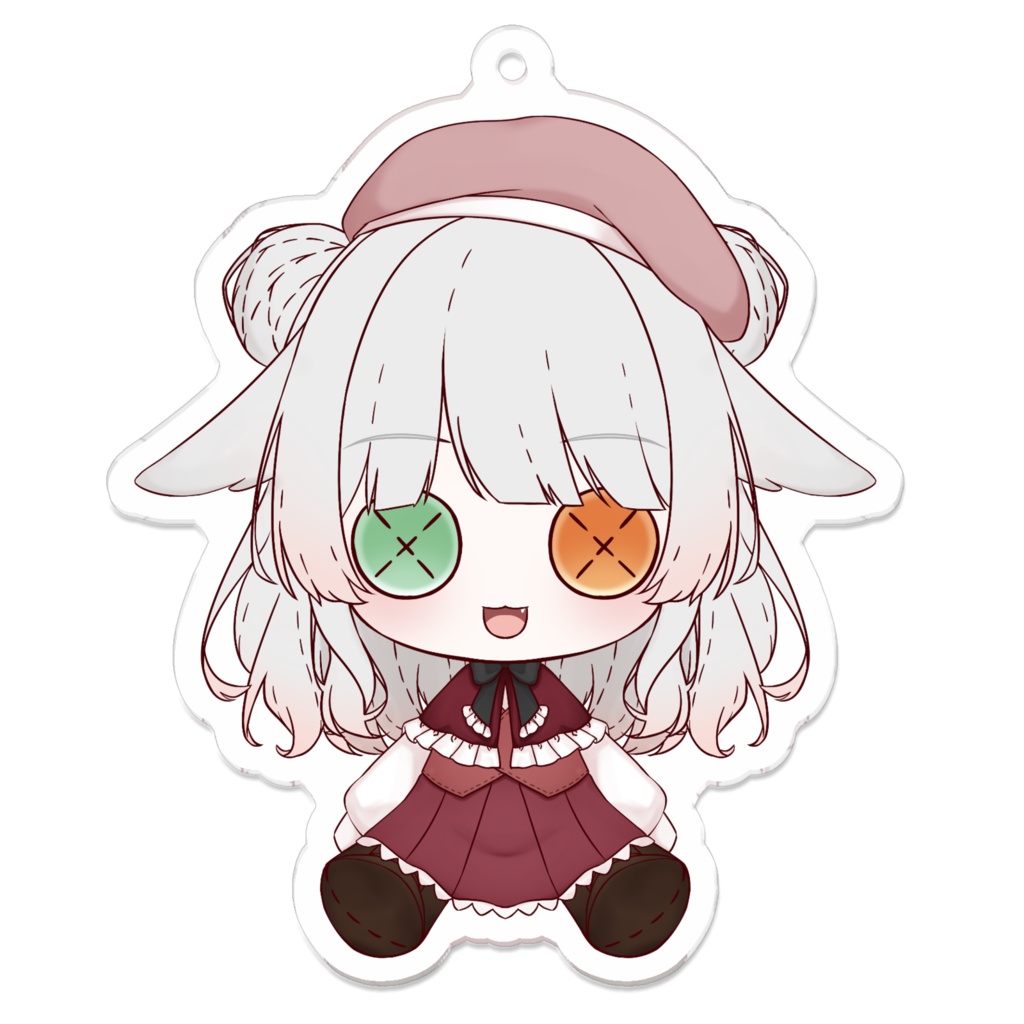 ぬいぐるみ野羊のアクリルキーホルダー