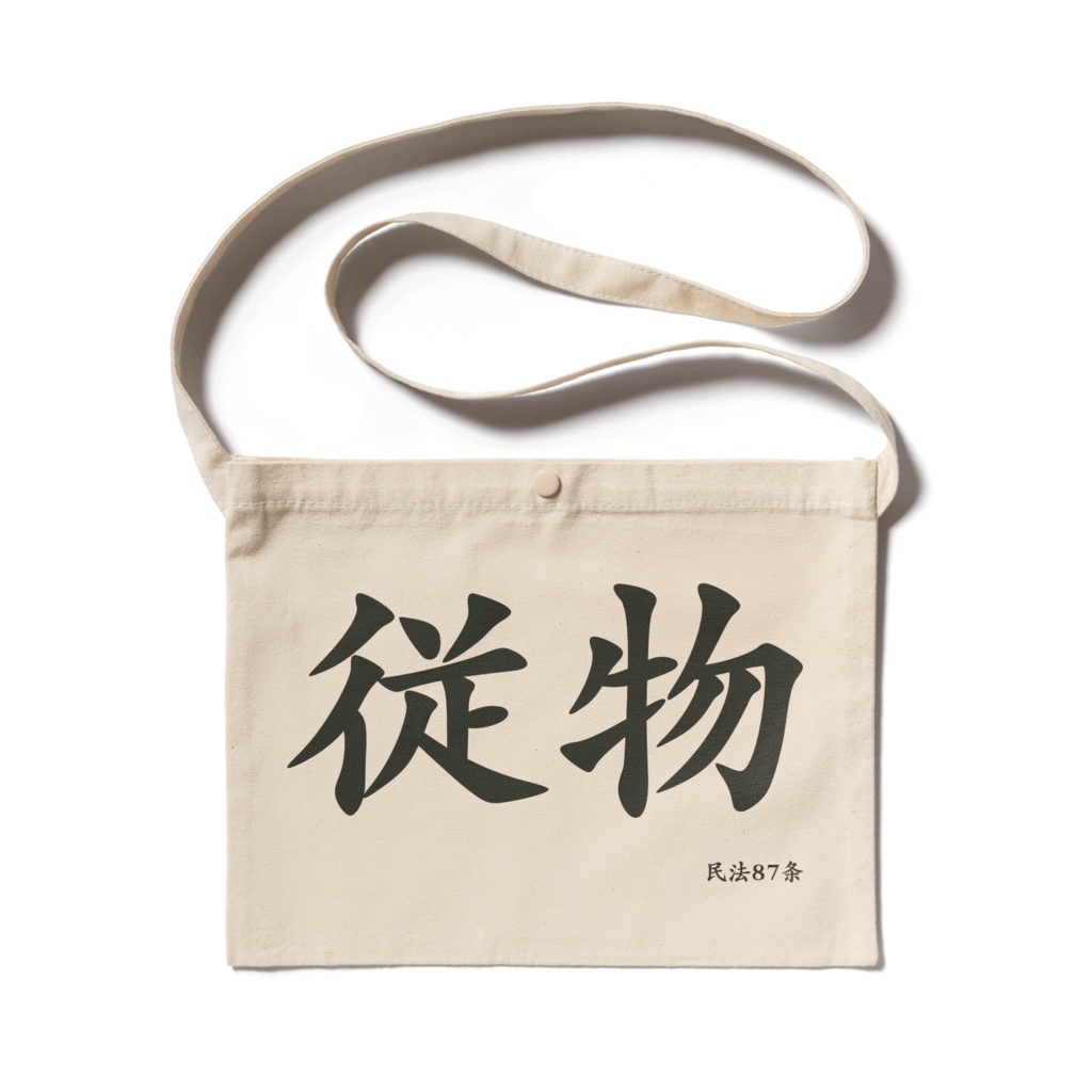 従物サコッシュ(民法87条)