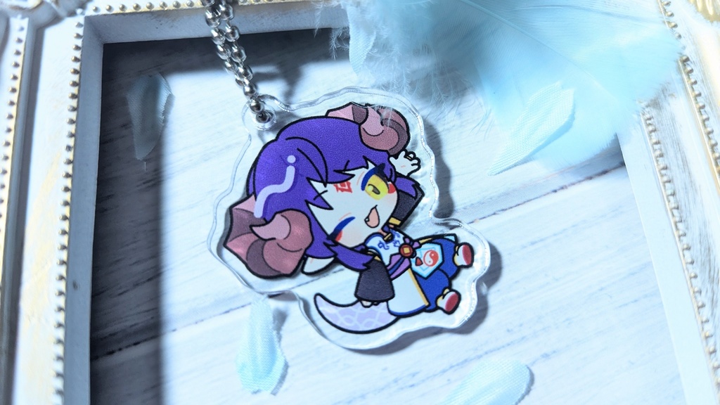 しのりゅーといっしょアクキー