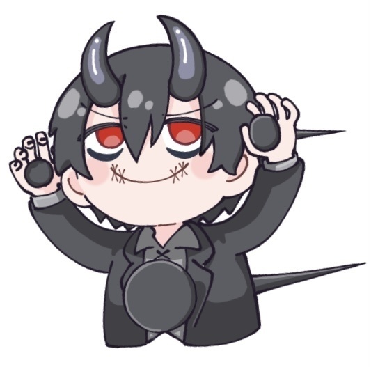 黒クロクワガタシール