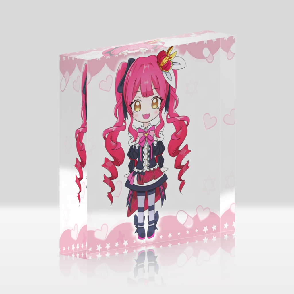 むしゃだむアクリルブロック