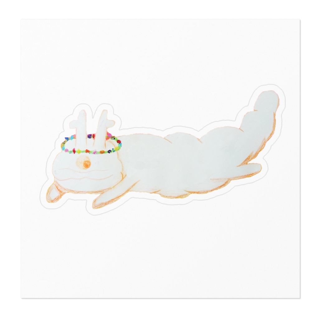 もふりゅうステッカーB