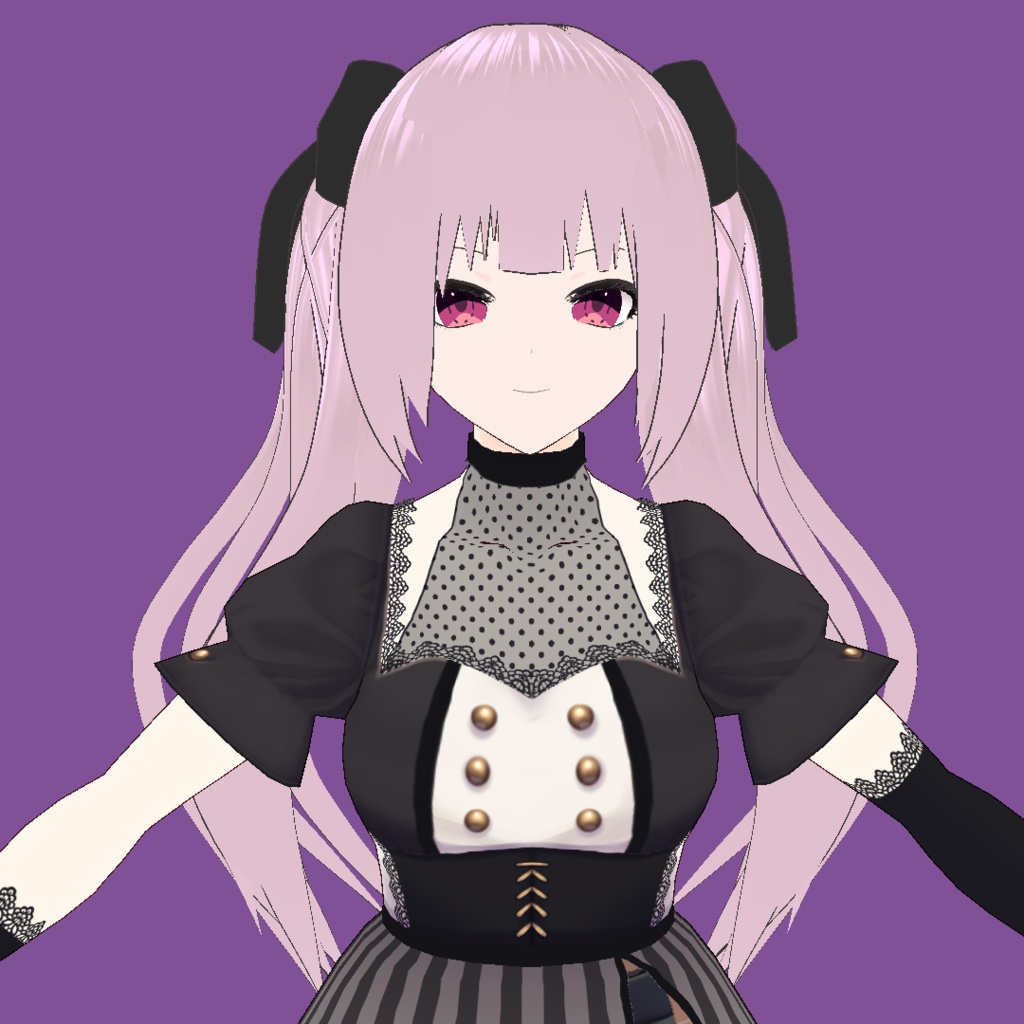 Vroid 髪型 Hair リボン ツインテ 髪型プリセット Ribbon Twin Tails Hair Preset くぽぽショップ Kupopo Shop Booth