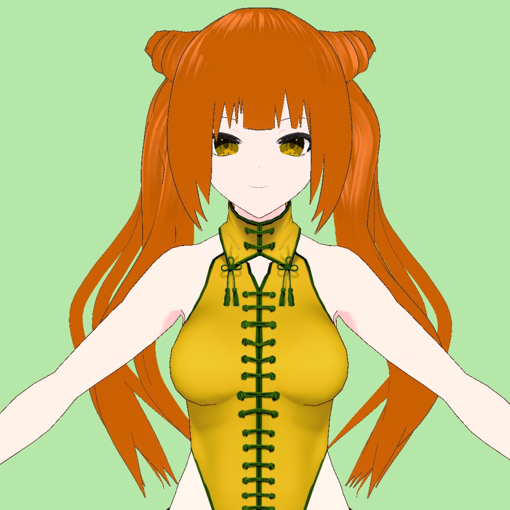 【VRoid beta】お団子　猫耳　髪型プリセット cat ears buns twin tails hair preset
