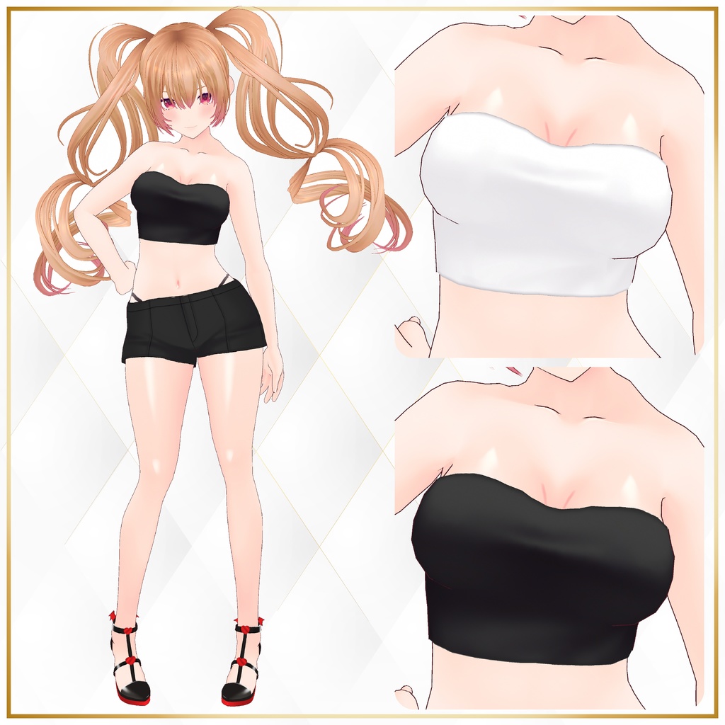 [VRoid] simple tops / シンプルなトップス