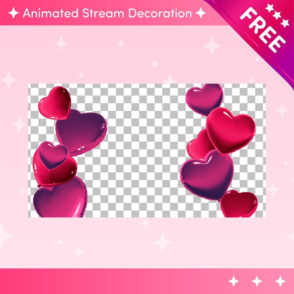 Animated Stream Decoration 動く配信デコレーション