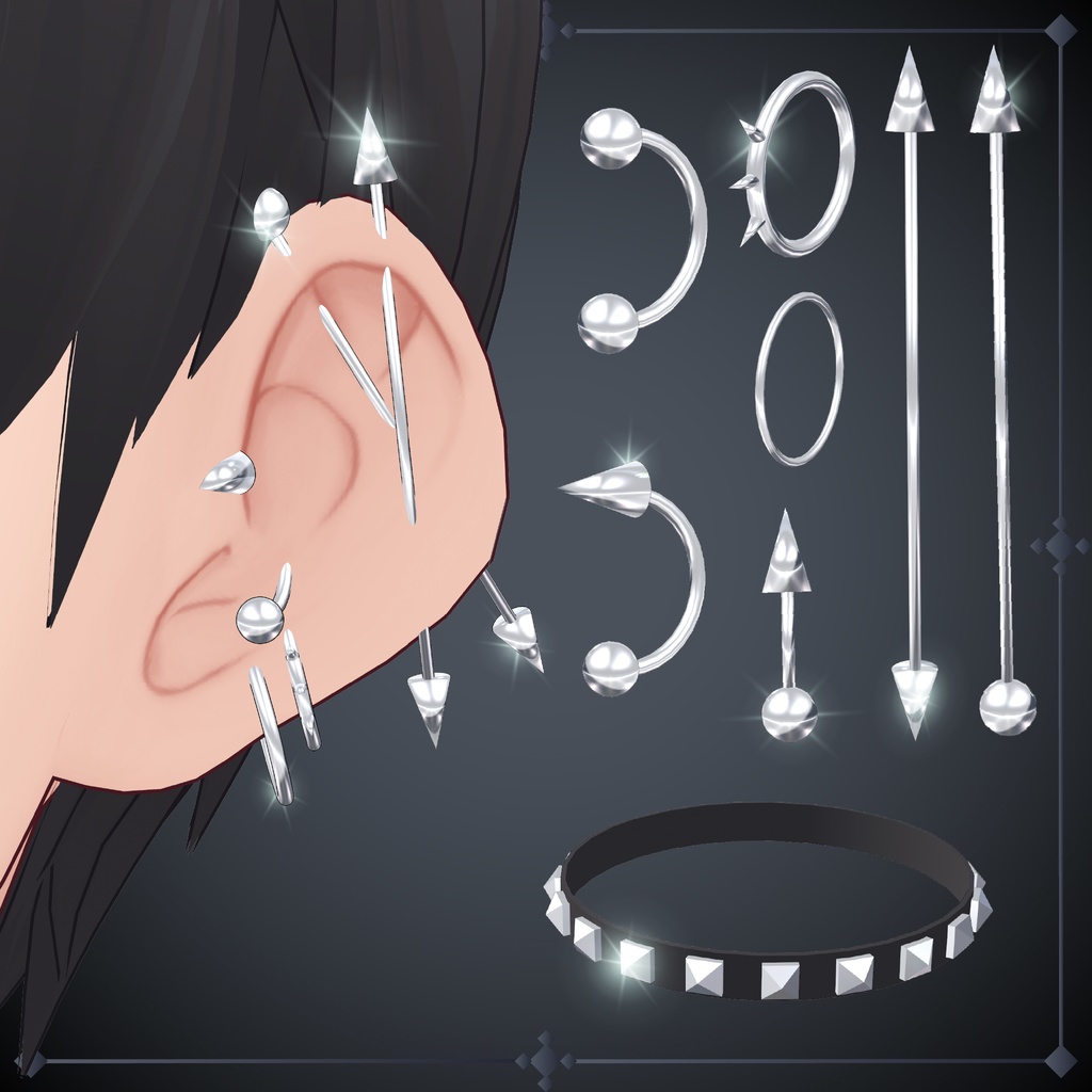 [VRoid] Accessory Set / アクセサリーセット