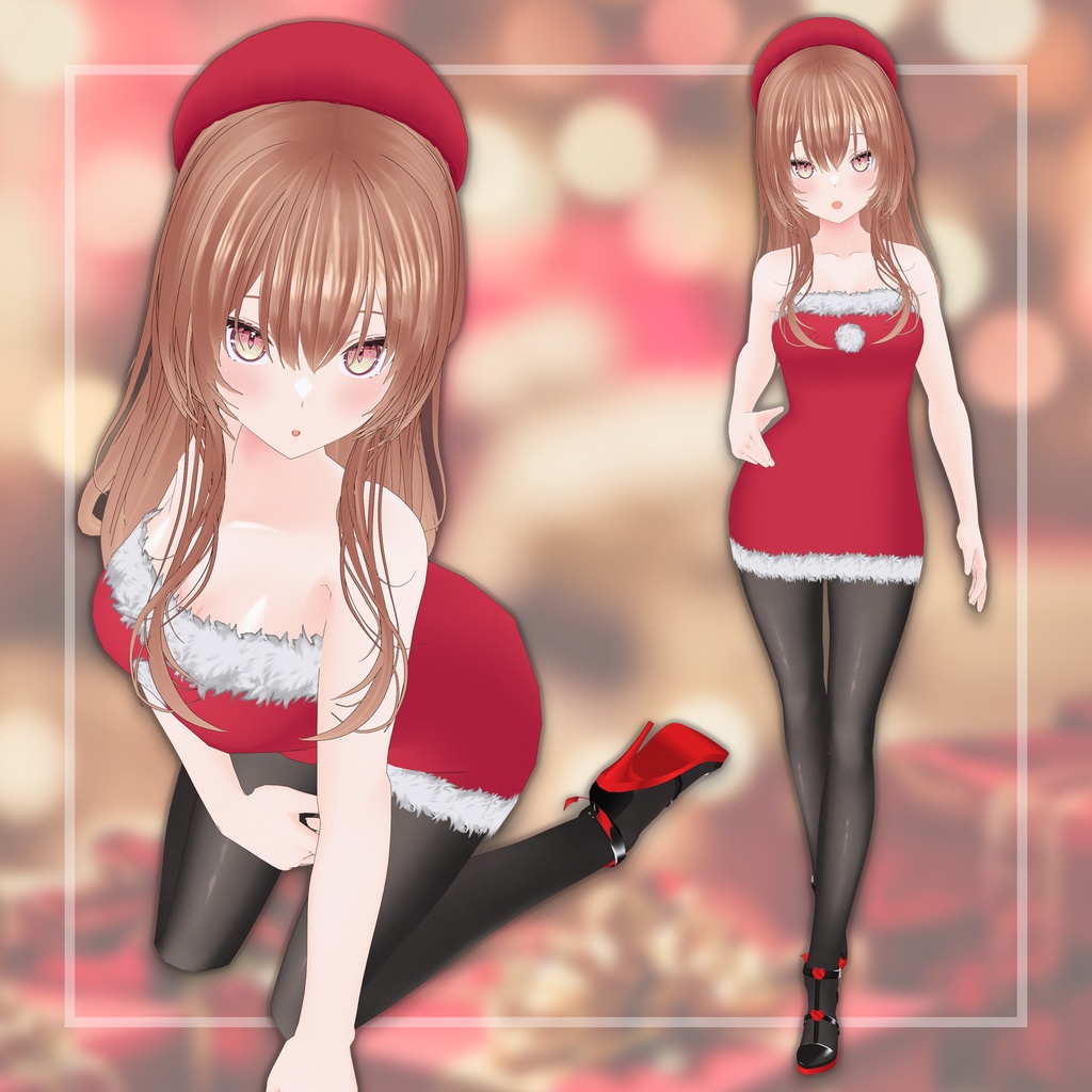 [VRoid] Christmas Allure / 上品に魅せる聖夜コーデ