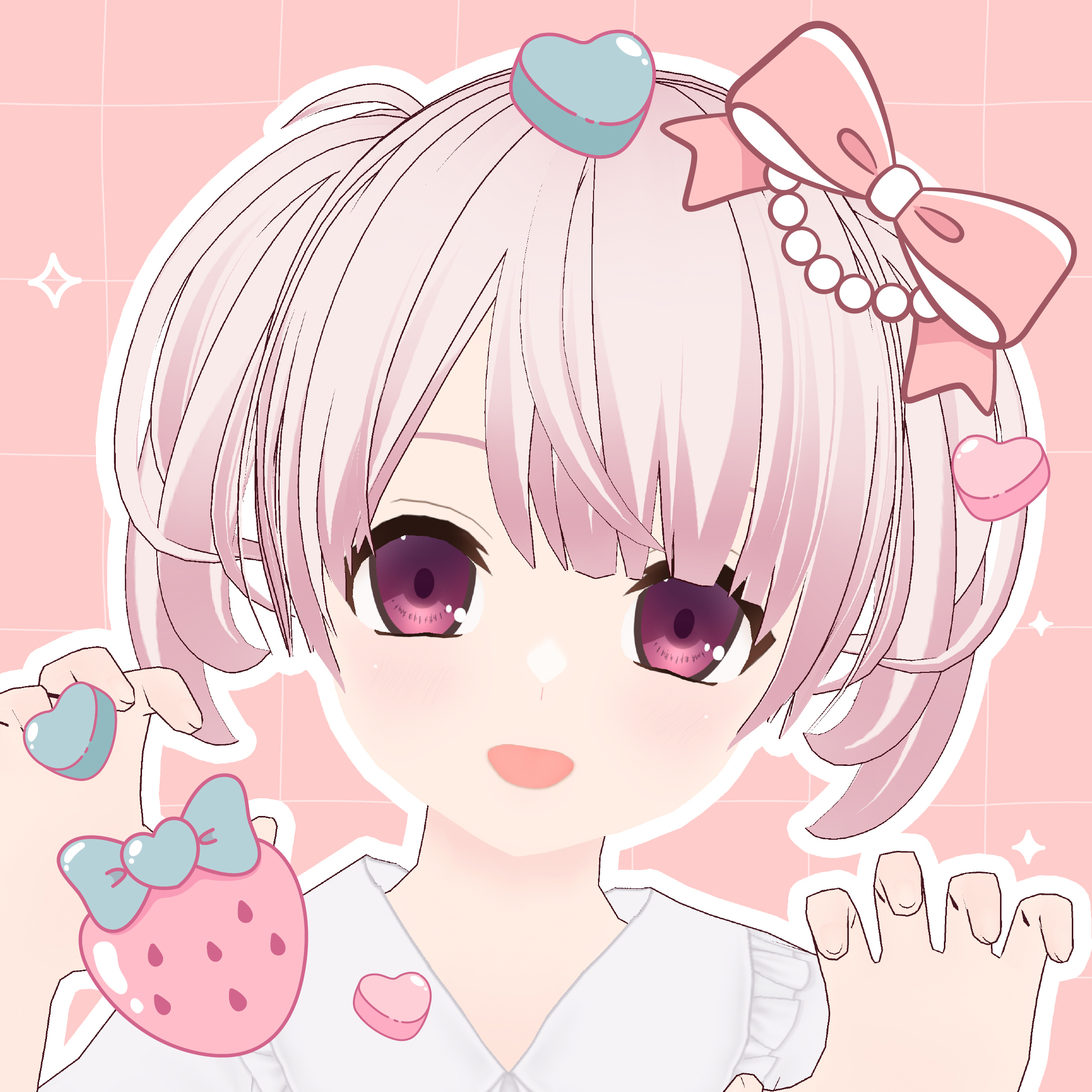 [VRoid] Moe character model / 3Dモデル（萌え系の女の子） - Kupopo Shop - BOOTH
