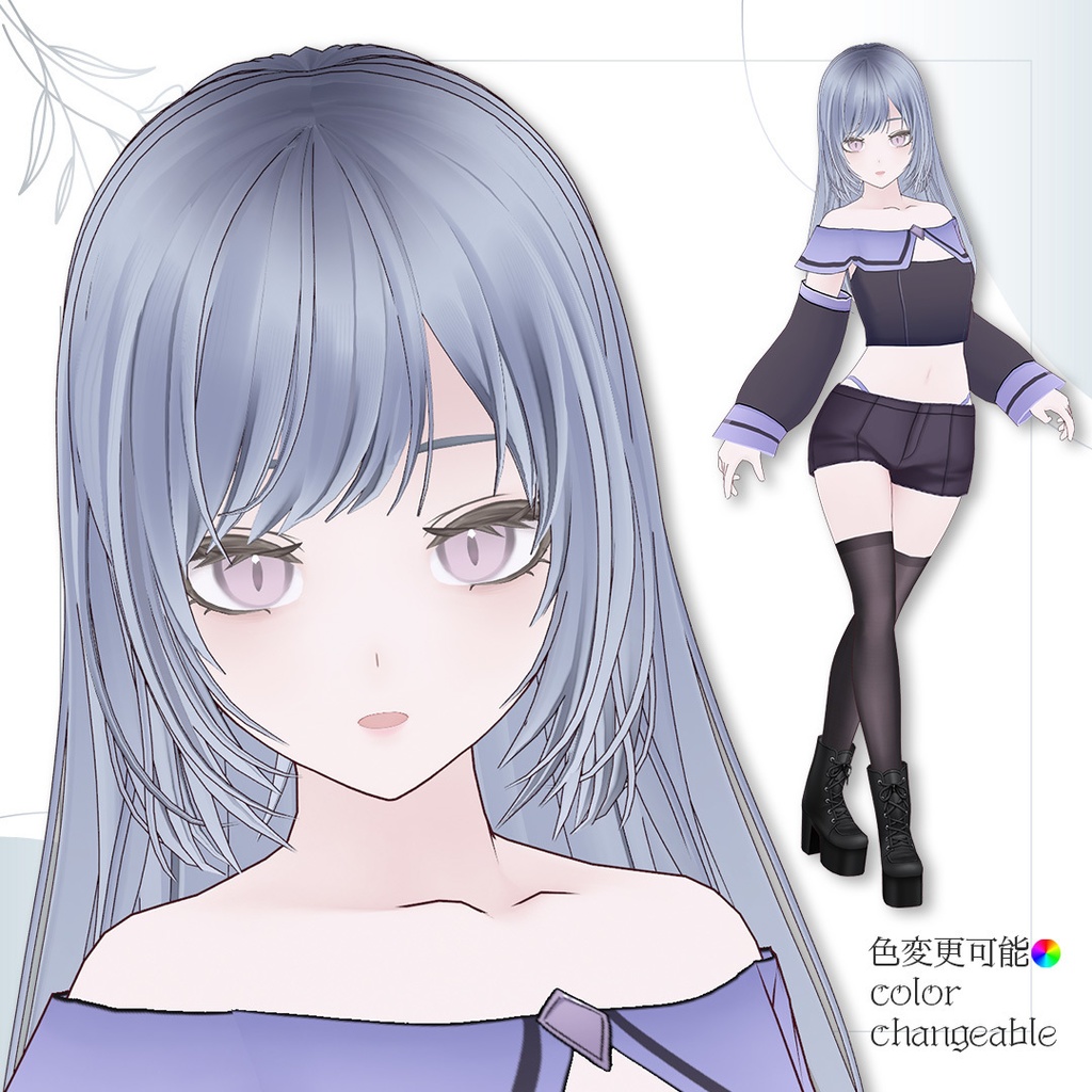 [VRoid] Elegant character model / 3Dモデル（エレガント） 