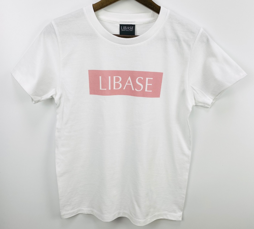 Libase ボックスロゴtシャツ ピンク Libase Booth