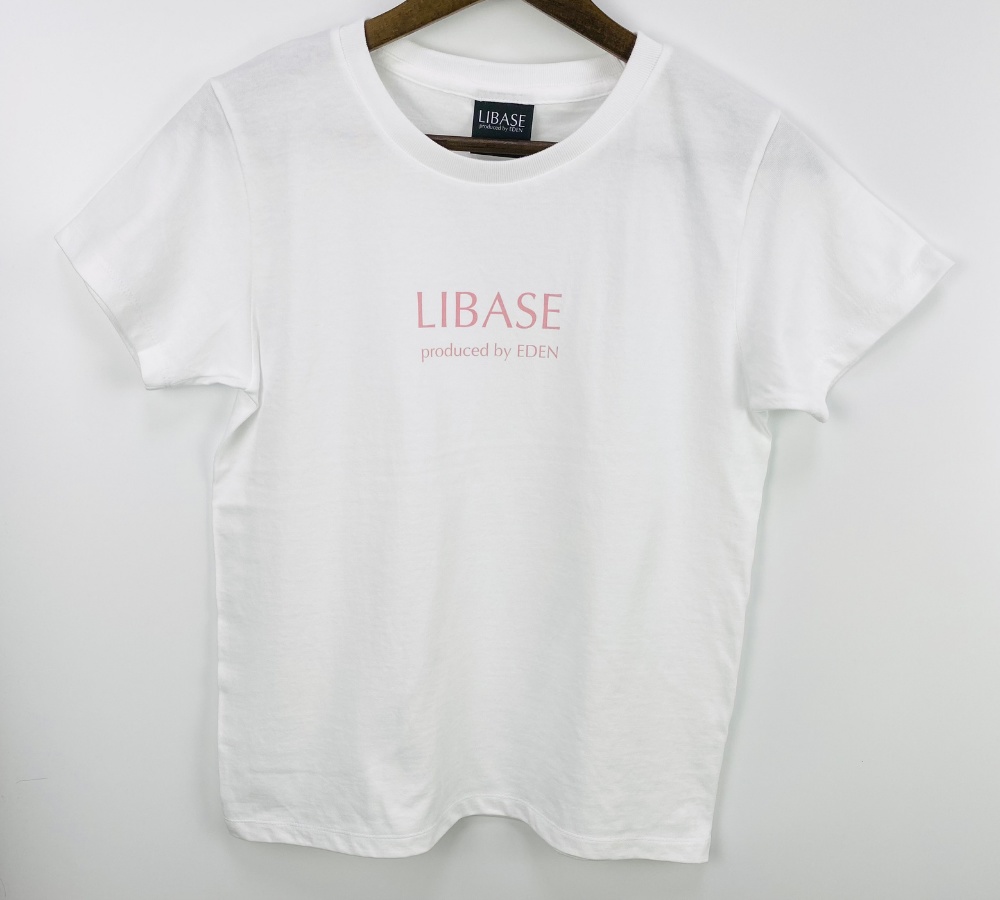 LIBASE ロゴTシャツ(ピンク)