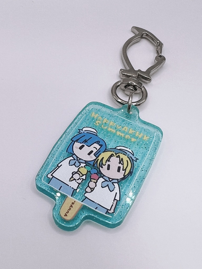 アキヒカちゃんアイスカラーアクキー