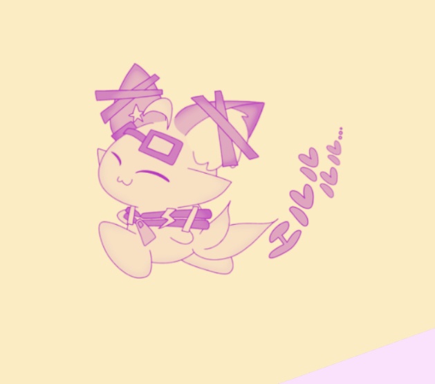 エルル星人 メガネ拭き(ピンク)