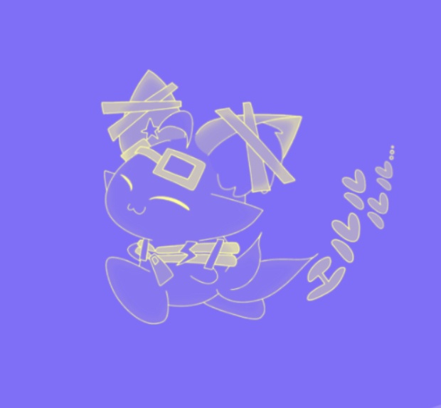 エルル星人 メガネ拭き(ブルー)