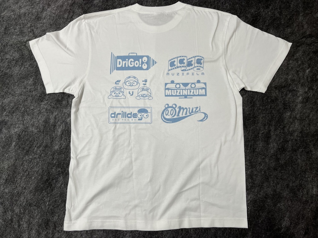 ドリルとむじなコラボロゴT-Shirts